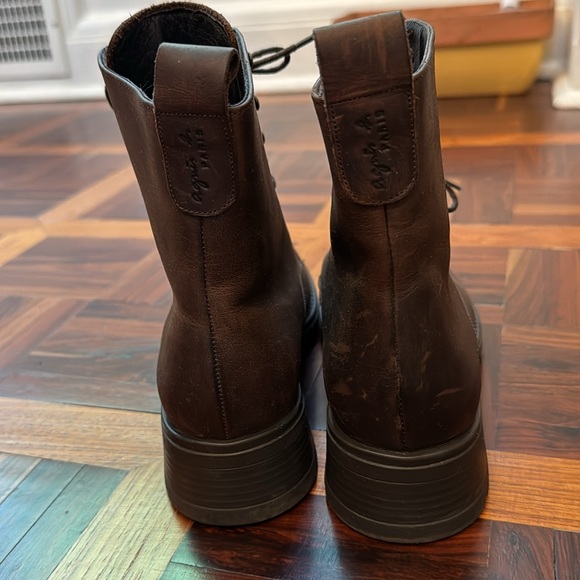 Agnes B leather combat boots US 6 with rubber soles. Very good condition - Picture 3 of 8